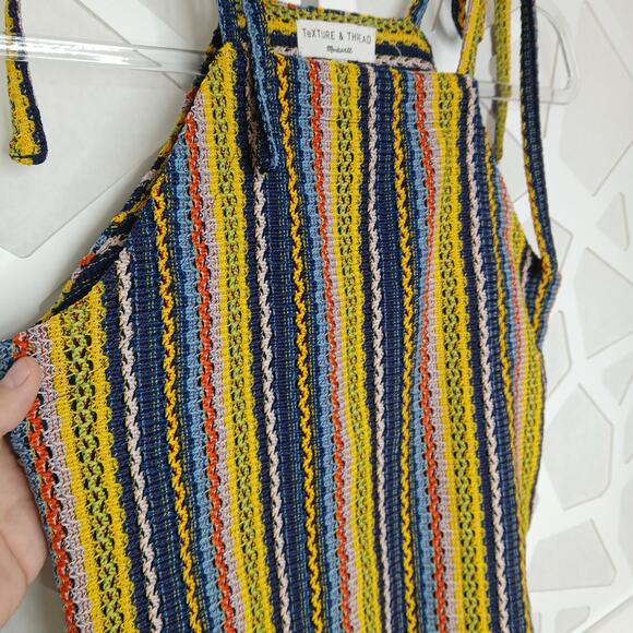 Texture & Thread Madewell Crochet High Neck Top Womens SM Boho Hippie Minimalist - Picture 3 of 10